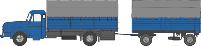 CAMION WILLEME NEZ DE REQUIN BACHE  REMORQUE BACHE