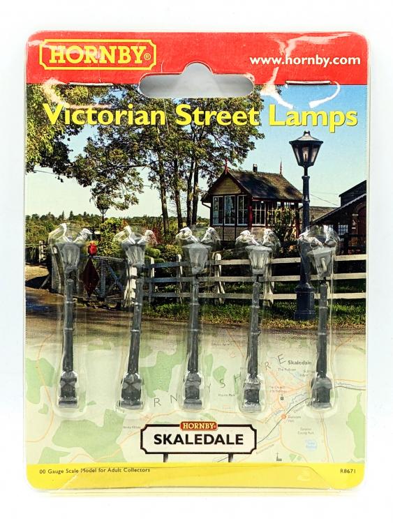 SET DE 5 LAMPADAIRES VICTORIAN STREET LAMPS