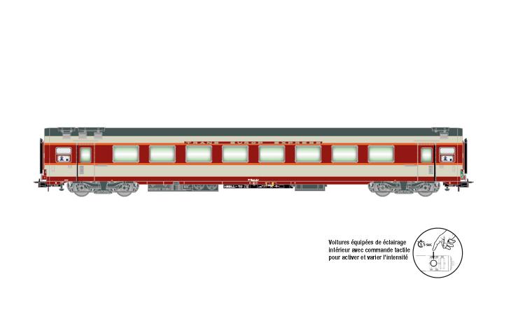 VOITURE VOYAGEURS COMPLEMENTAIRE GRAND CONFORT TEE LE KLEBER SNCF