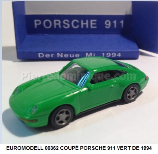 *PROMOS* - COUPÉ PORSCHE 911 VERT DE 1994