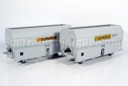 Coffret De 3 Wagons Trémie SNCF REE NW269 Échelle N (1/160) | Ex-SIMOTRA Époque V