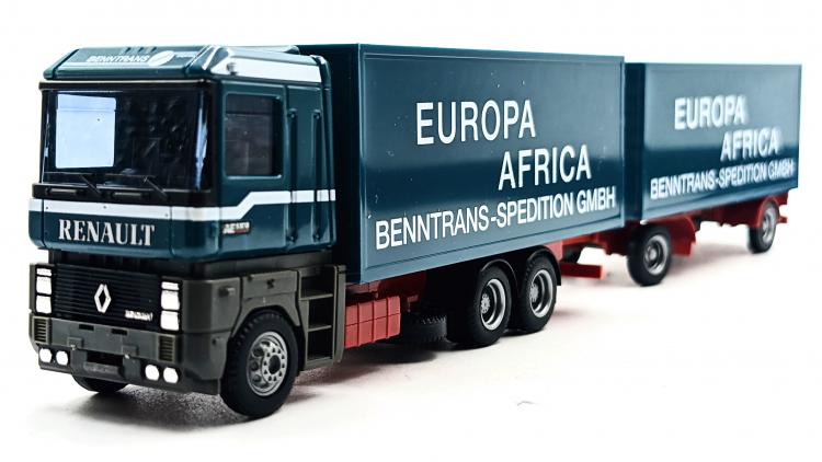CAMION RENAULT DOUBLE REMORQUE EUROPA AFRICA