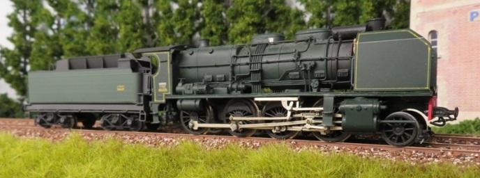 KIT A MONTER 2-140A TENDER 24A PERSHING SNCF - BOITE AMF87