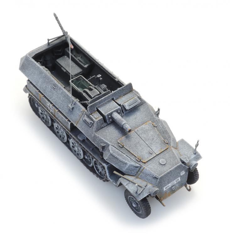 HALTRACK VEHICULE DE TRANSPORT DE TROUPE Sd.Kfz 251/9 AVEC CANON KwK 37 L24 STUMMEL (MEGOT) CAMOUFLAGE HIVER