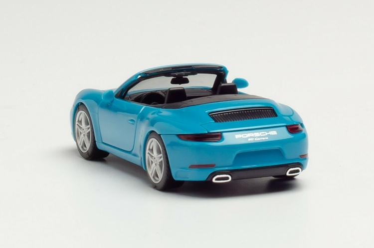 CABRIOLET OUVERT PORSCHE CARRERA 2017 TURQUOISE INTÉRIEUR NOIR