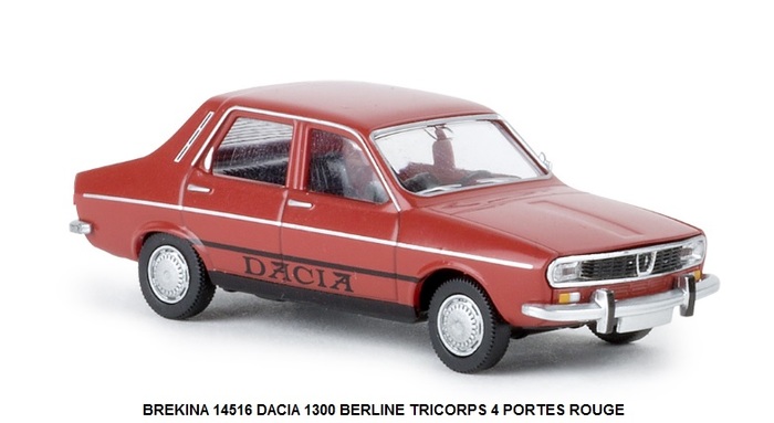  DACIA 1300 BERLINE TRICORPS 4 PORTES ROUGE