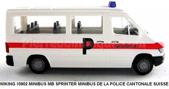 MINIBUS MB SPRINTER MINIBUS DE LA POLICE CANTONALE SUISSE