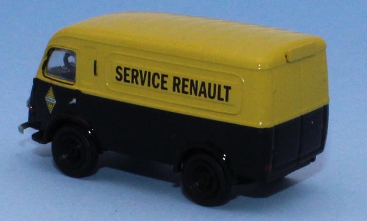 CAMIONNETTE TOLÉE RENAULT GALION 1000 Kg DE 1953 NOIR ET JAUNE SERVICE RENAULT (F) FABRICATION DE 1947 À 1965 - BREKINA 14660