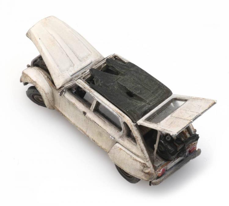 CITROEN DYANE BLANC PATINE CLAIR