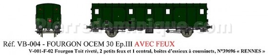 *PROMOS* - FOURGON OCEM 30 Ep III AVEC FEUX FONCTIONNELS