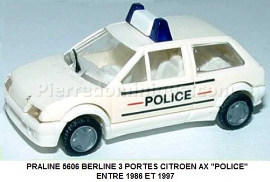 BERLINE 3 PORTES CITROEN AX ''POLICE'' ENTRE 1986 ET 1997