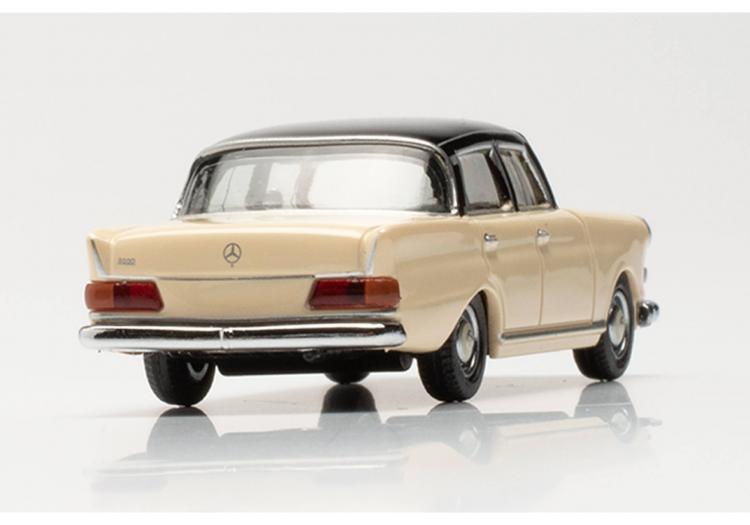 LIMOUSINE MERCEDES BENZ 200 HECKFLOSSE CREME TOIT NOIR