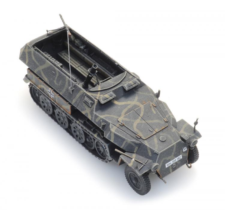 HALFTRACK VEHICULE DE TRANSPORT DE TROUPE Sd.Kfz 251/2 AVEC LANCEUR DE GRENADES GRIS WEHRMACHT