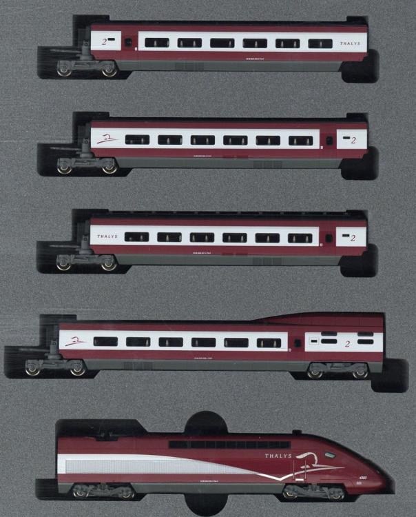 RAME COMPLETE TGV THALYS PBKA - 10 ELEMENTS