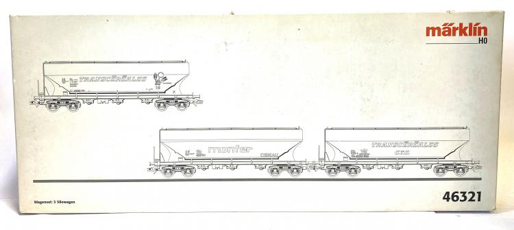 COFFRET DE 3 WAGONS CEREALIERS
