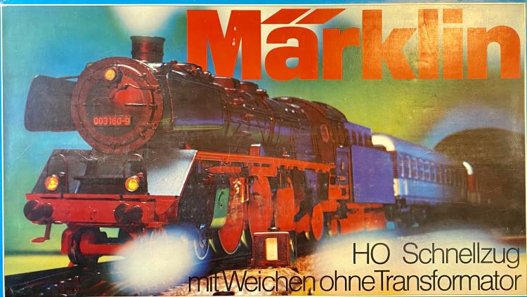 COFFRET DE DEPART LOCOMOTIVE A VAPEUR BR 003 + 3 VOITURES VOYAGEURS DB - SANS TRANSFORMATEUR