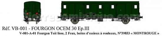 FOURGON OCEM 30 Ep III MONTROUGE FEUX FONCTIONNELS