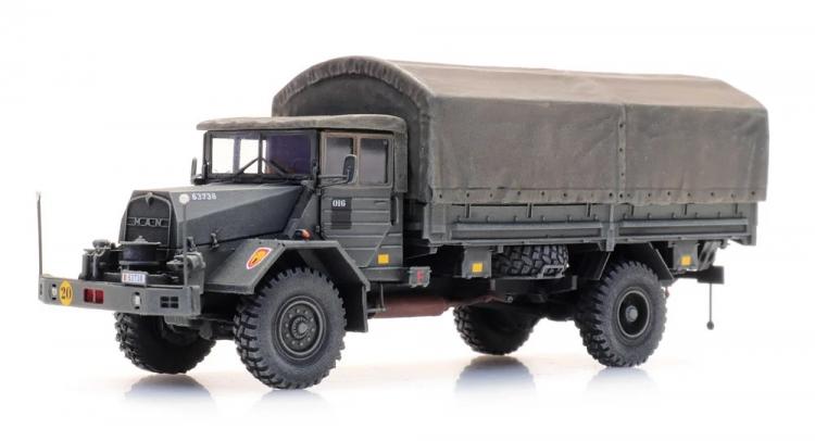 CAMION A BACHE MAN 630 L2 AE TRANSPORT DE MARCHANDISE DEFENSE DE LA BELGIQUE