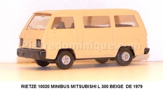  MINIBUS MITSUBISHI L 300 BEIGE  DE 1979