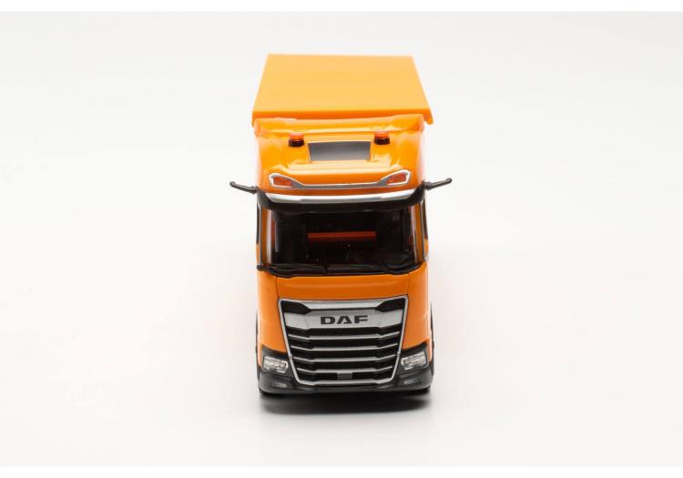 SEMI-REMORQUE DAF XG BENNE 3 ESSIEUX ORANGE BACHE