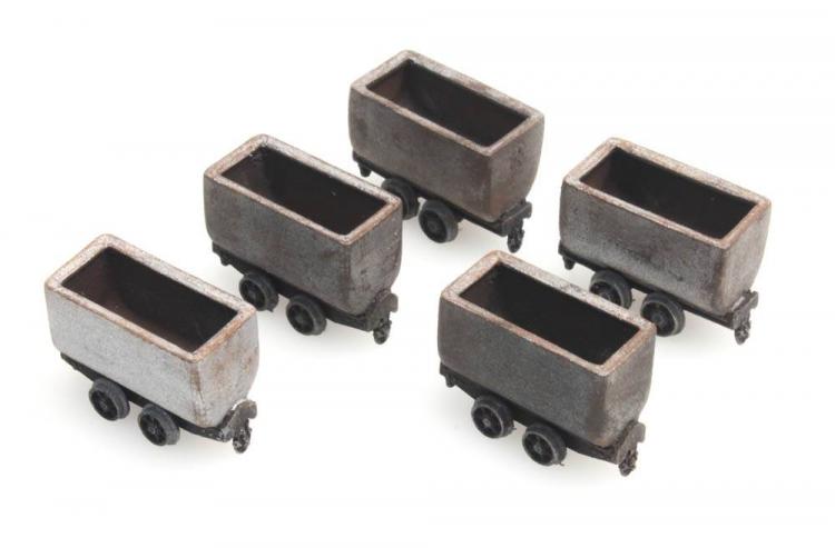 5 WAGONNETS MINIER - NON FONCTIONNEL