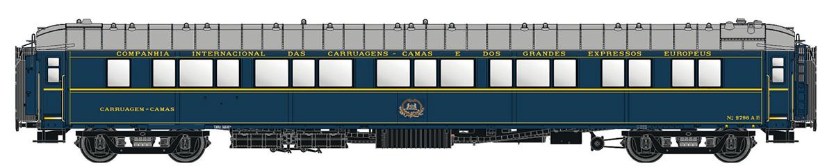 HERIS 18019 VOITURE Lits Ciwl Type P Inox Ho 1/87 Inox Schlafenwagen Wagon EUR 53,91 - FR