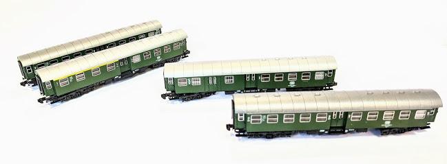 Voitures de voyageurs Bing pour modélisme ferroviaire à l'échelle O