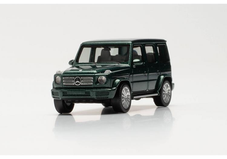 MERCEDES BENZ 4X4 G-Modell VERT SMARAGD METALLISE INTÉRIEUR GRIS AVEC JANTES DE 2018