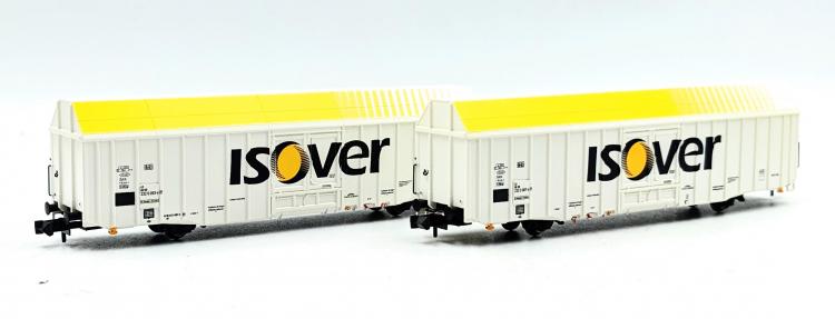 SET DE 2 WAGONS COUVERT ISOVER DB