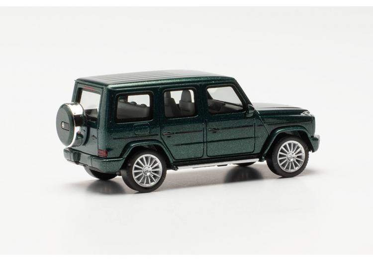 MERCEDES BENZ 4X4 G-Modell VERT SMARAGD METALLISE INTÉRIEUR GRIS AVEC JANTES DE 2018