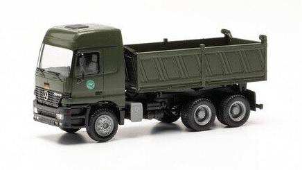 Maquette Camion Mercedes-Benz Actros L 96 Benne De Chantier Bundeswehr Maquette Camion Mercedes-Benz Actros L 96 Benne De Chantier Bundeswehr