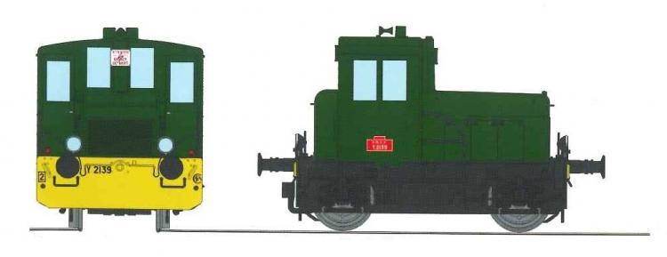 LOCOTRACTEUR DIESEL Y 2139 NORD SNCF