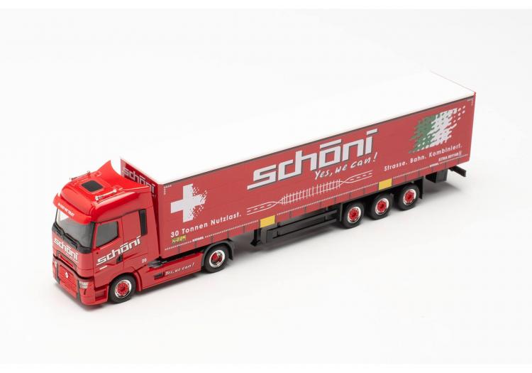 TRACTEUR RENAULT T SEMI REMORQUE SCHONI