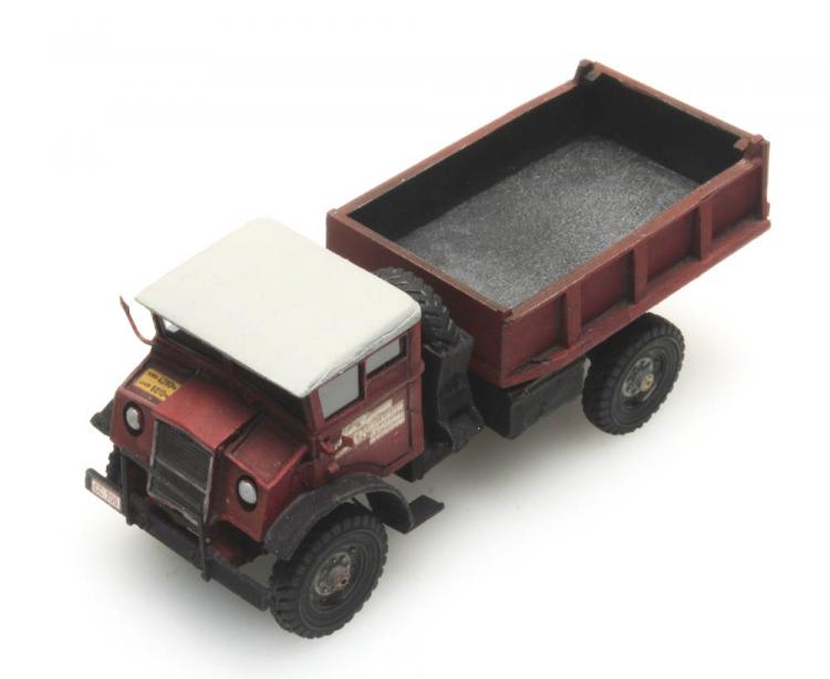 CHEVROLET 3t CAMION BENNE ROUGE TOIT BLANC JEAN ROGGEMAN