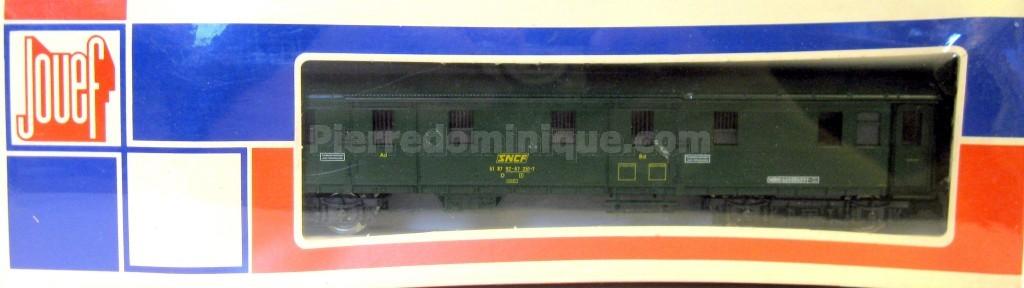 Hornby-Jouef : fourgon à bagages SNCF ex-DRG réf. HJ4058