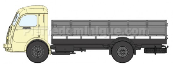 Panhard Movic Plateau rideles - Cabine Crème