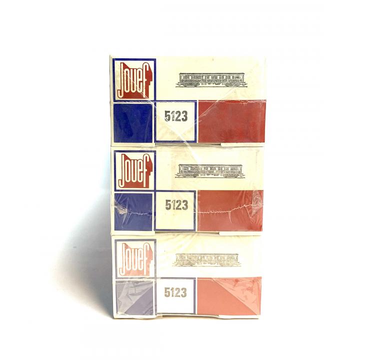 *PROMOS* - LOT DE 3 FOURGON A BAGAGES 51 87 93-47 251-7 SNCF - SOUS CELLOPHANE