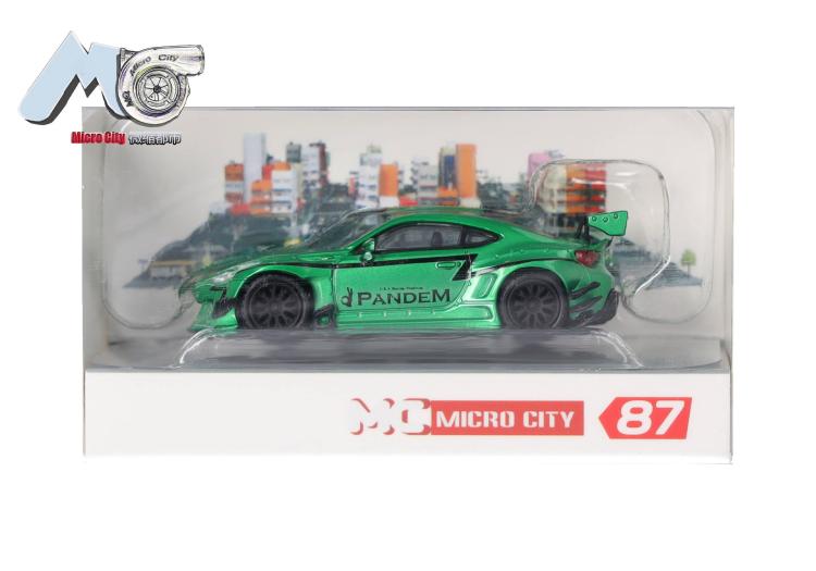 COUPE TOYOTA GT86 VERT METALLISE ROCKET BUNNY PANDEM