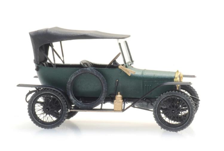 WANDERER PUPPCHEN (PETITE POUPEE) - W1 5/12 PS VERTE CAPOTE FERMEE NOIRE 1912