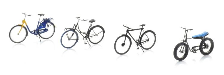 4 VELOS DU 21EME SIECLE