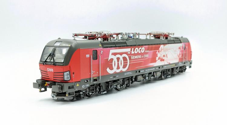 LOCOMOTIVE ELECTRIQUE RH 1293 018 VECTRON OBB 500TH LOCO FROM SIEMENS TO OBB