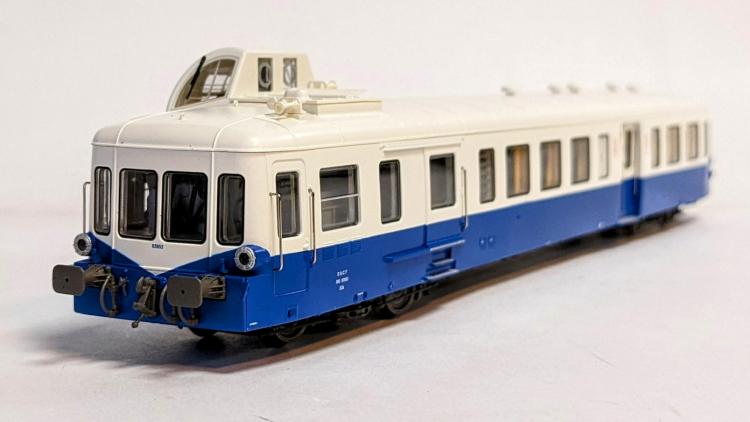 AUTORAIL PICASSO MODERNISE CONSERVER X3800 RG BLEU/GRIS TOIT GRIS 2°CL BREAUTE/FECAMP SNCF