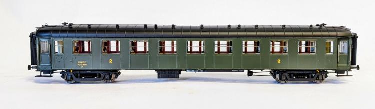 VOITURE VOYAGEURS OCEM N°5595 2°CL EX PLM SUD EST MARQUAGE 1938 SNCF – MODELS WORLD –