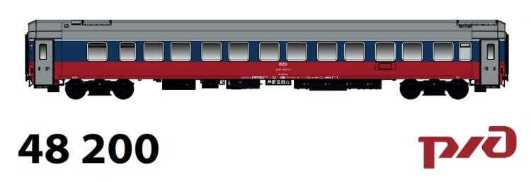 VOITURE COUCHETTES WLABMEE PARIS MOSCOU RZD