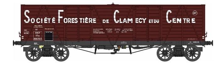 WAGON TP TOMBEREAU HAUT CLAMECY SNCF (A RESERVER)