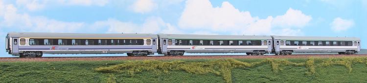SET DE 3 VOITURES VOYAGEURSEXPRESS INTERCITY LECH PKP