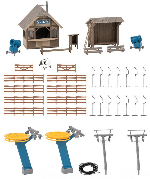 MAQUETTE REMONTE PENTE + KIOSQUE
