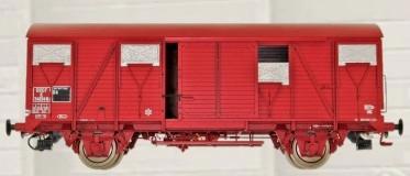 WAGON COUVERTS UIC K 343&nbsp;274 1962-1966&nbsp;LIVRÉE LIVRÉE ROUGE UIC INTÉGRAL,&nbsp;NOUVELLE IMMATRICULATION SNCF – (A RESERVER)