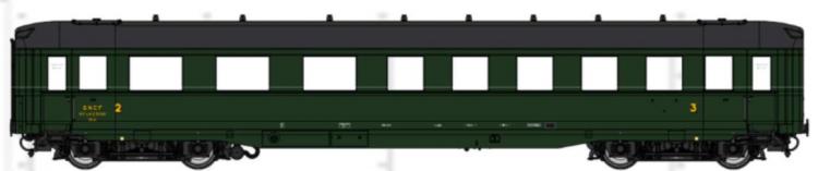 VOITURE EXPRESS DR39 EX-DRG ABC 4Ü-39, B3C5MYFI 12346, RÉGION EST SNCF VOITURE EXPRESS DR39 EX-DRG C4Ü-38, C9MYFI 14764, RÉGION EST&nbsp; SNCF – (A RESERVER)