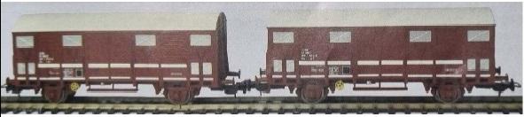 SET DE 2 WAGONS PRIMEURS TYPE GHS SNCF - (A RESERVER)